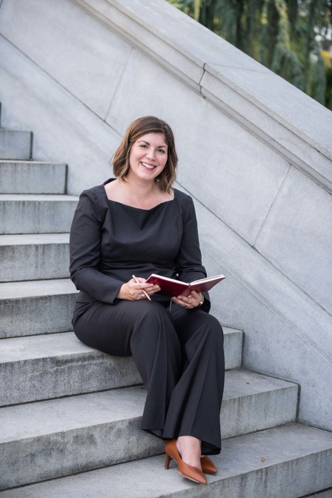 Business portrait of Atelier Coach's owner, in Washington DC